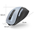 hama 173034 mw 500 recharge optical 6 button mouse rechargeable battery ergonomic extra photo 6