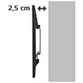 hama 220803 tv wall bracket rigid 117 cm 46 to 25 kg wall spacing 25 cm extra photo 2