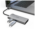 hama 200110 usb c hub multiport 6 ports 2x usb a usb c hdmi sd micro sd extra photo 3