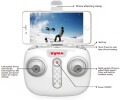 syma x22w quad copter 24g 4 channel with gyro camera white extra photo 1
