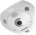 hikvision ds 2cd6362f is127 6mp fisheye network camera 127mm extra photo 1