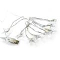 crystal sparkling color stars usb holiday lights extra photo 1