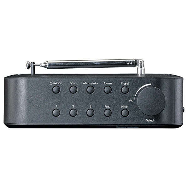 Radio Portable Lenco PDR-033BK DAB+/FM - Bluetooth 5.3, Batterie, Écran Couleur, Réveil, 10h Autonomie