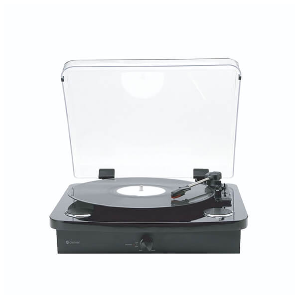 Denver Vpl230b Turntable With USB For Recording From Turntable Lp