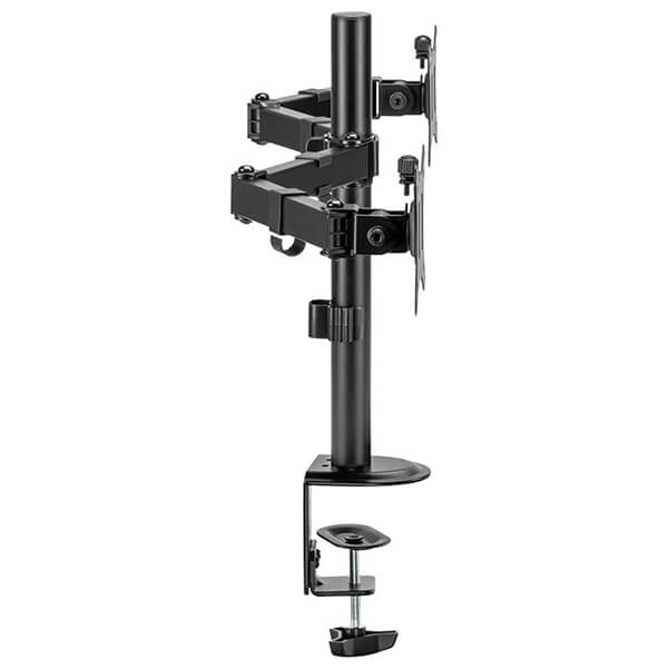 LogiLink BP0109 Dual dual monitor holder 17-32 steel flat and curved