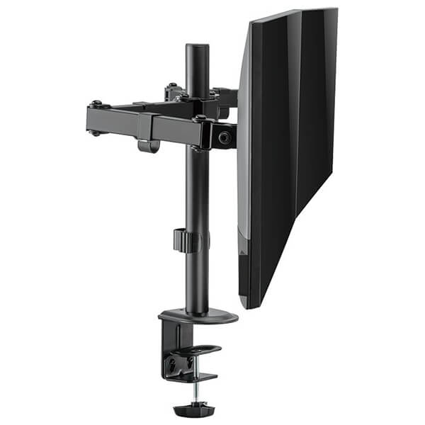 LogiLink BP108 – Supporto Per Monitor Da 17 A 32 Pollici, In Acciaio, Regolabile In Altezza E Inclinazione, 8 Kg Di Capacità