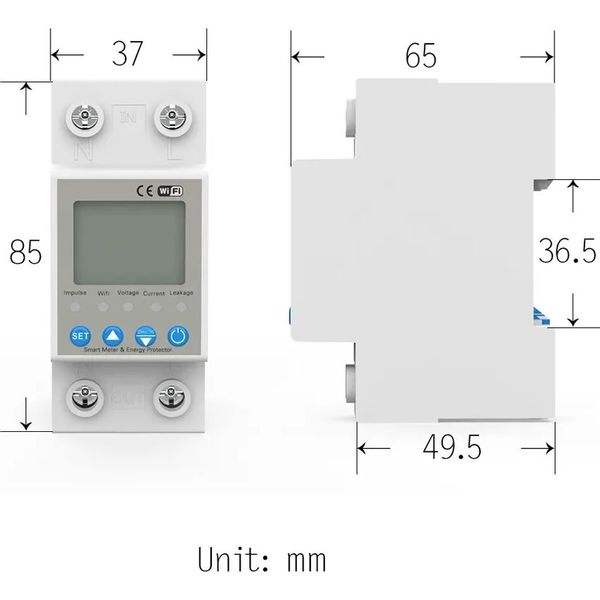 Coolseer Col-pm02w Wifi Power Meter - Smart home (PER.245071)