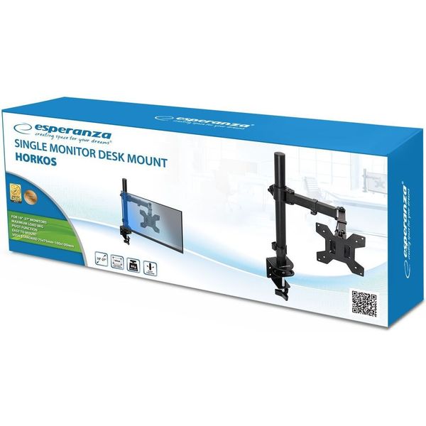 ESPERANZA ERW017 DESK HOLDER FOR COMPUTER MONITOR 10-27 HORKOS