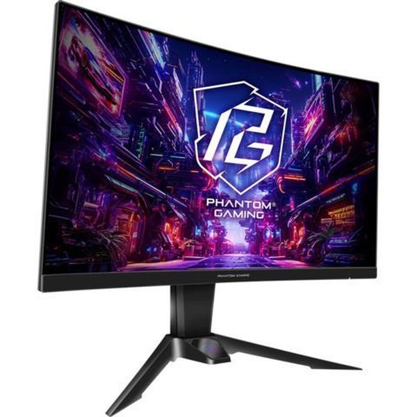 ΟΘΟΝΗ ASROCK PG27QRT2A 27'' VA HDR QHD 2560X1440 CURVED GAMING 180HZ BLACK