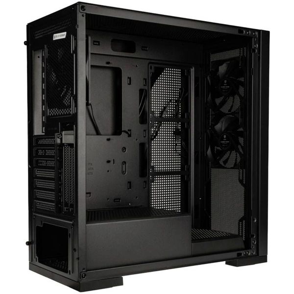 CASE KOLINK UNITY MESHBAY PERFORMANCE MIDI ATX TOWER CASE - BLACK MESH (3 PRE-INSTALLED FANS)