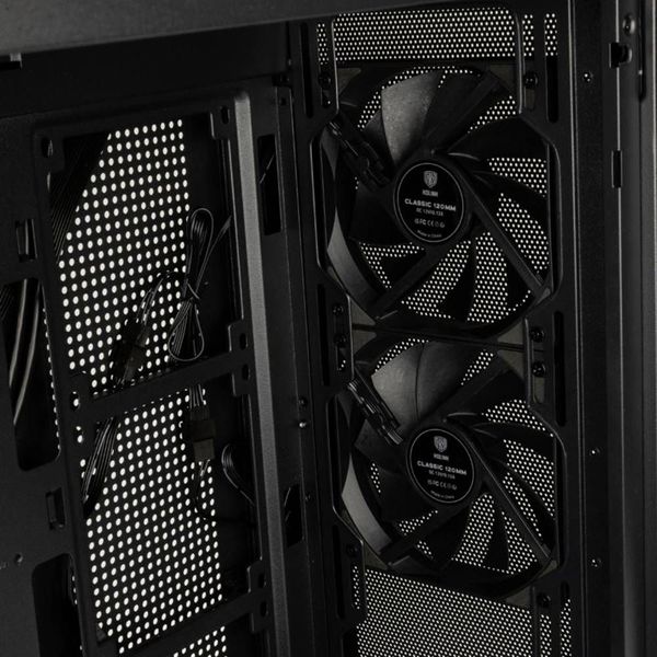 CASE KOLINK UNITY MESHBAY PERFORMANCE MIDI ATX TOWER CASE - BLACK MESH (3 PRE-INSTALLED FANS)