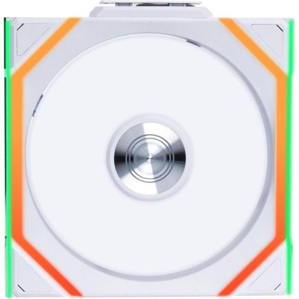 LIAN LI UNI FAN INFINITY SL - 120 - REVERSE - WIRELESS - WHITE - ARGB PWM FAN (1PCS) NO CONTROLLER