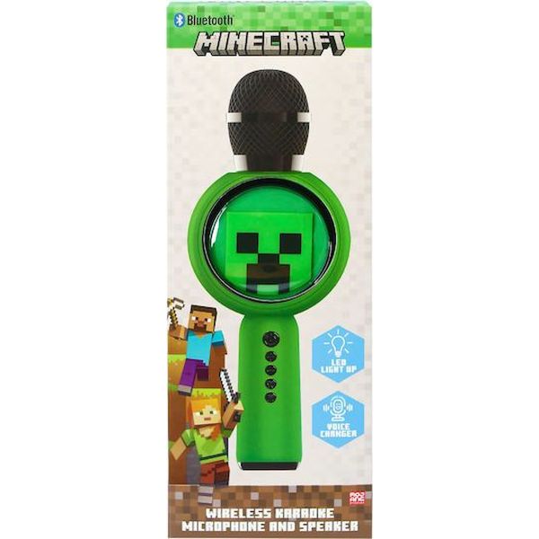Minecraft Mircophone OTL - NEW Minecraft Creeper Karaoke Microphone & Speaker - Μικροφωνα ...