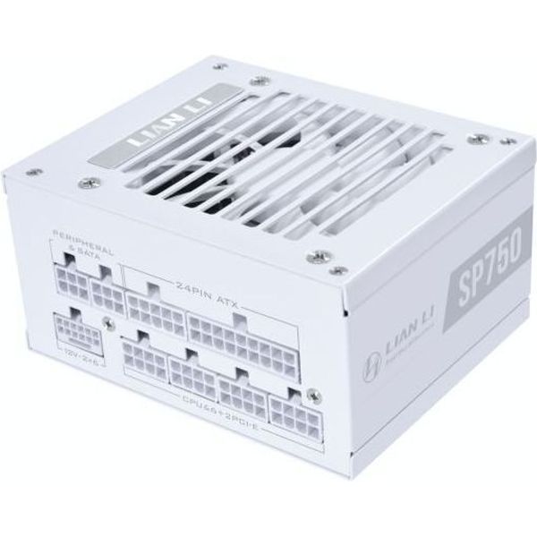 LIAN LI SP750 V2 GOLD WHITE - 750W SFX PSU - 12V-2X6 - LOW NOISE - 80 PLUS GOLD - ATX 3.1 - PCIE 5