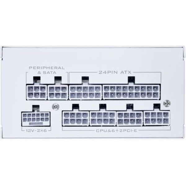 LIAN LI SP750 V2 GOLD WHITE - 750W SFX PSU - 12V-2X6 - LOW NOISE - 80 PLUS GOLD - ATX 3.1 - PCIE 5
