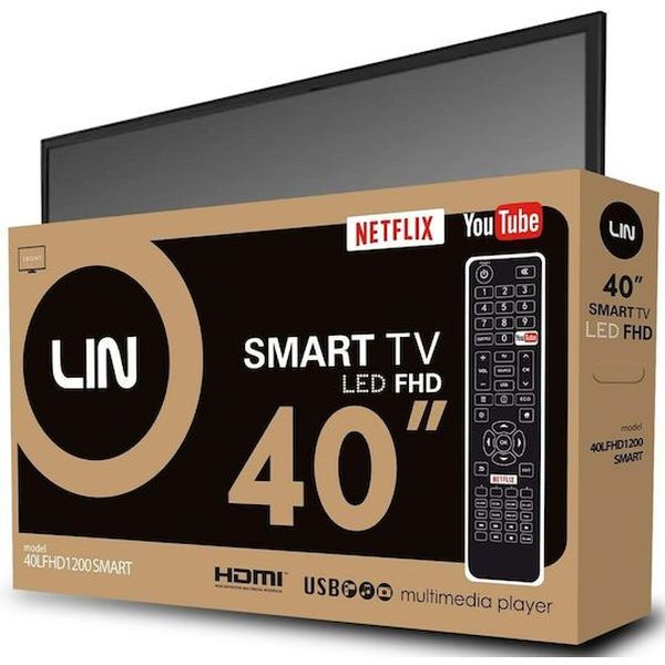 TV LIN 40LFHD1200 40'' LED FULL HD SMART WIFI BLACK