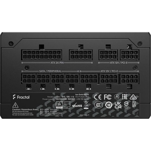 FRACTAL DESIGN ION GOLD 3 850W PC-PSU BLACK 850 WATT