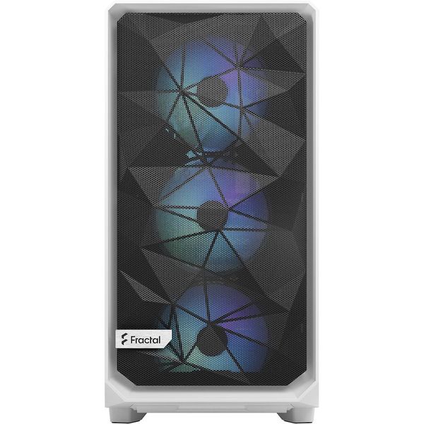 CASE FRACTAL DESIGN MESHIFY 2 RGB WHITE TG CLEAR TINT MIDI TOWER