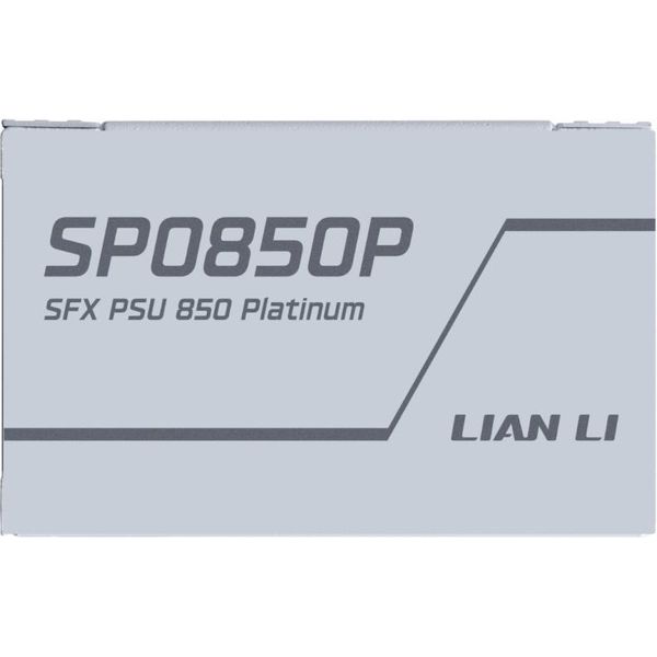 LIAN LI SP0850P WHITE - 850W 80+ PLATINUM PSU - 10 YEARS WARRANTY - 12V-2X6 - JAPANESE CAPACITORS