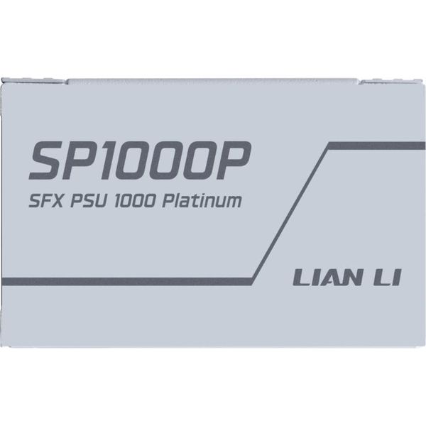 LIAN LI SP1000P WHITE - 1000W 80+ PLATINUM PSU - 10 YEARS WARRANTY - 12V-2X6 - JAPANESE CAPACITORS