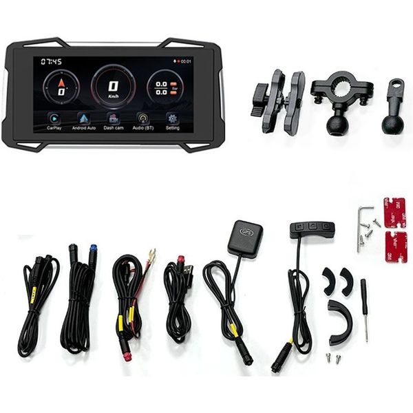 Digital IQ PNA 7100_cpa (7.25inc) Motorcycle Carplay-android Auto - Car ...