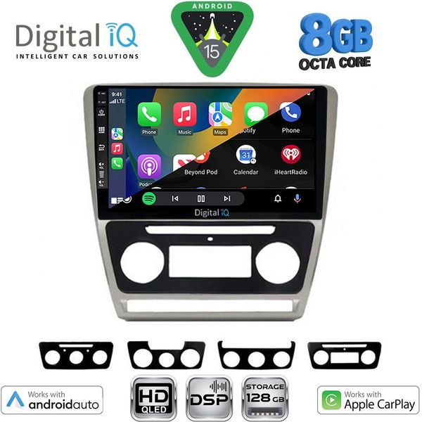 Digital IQ BXF 7595sl_cpaa (10inc) Multimedia Tablet For Skoda Octavia ...