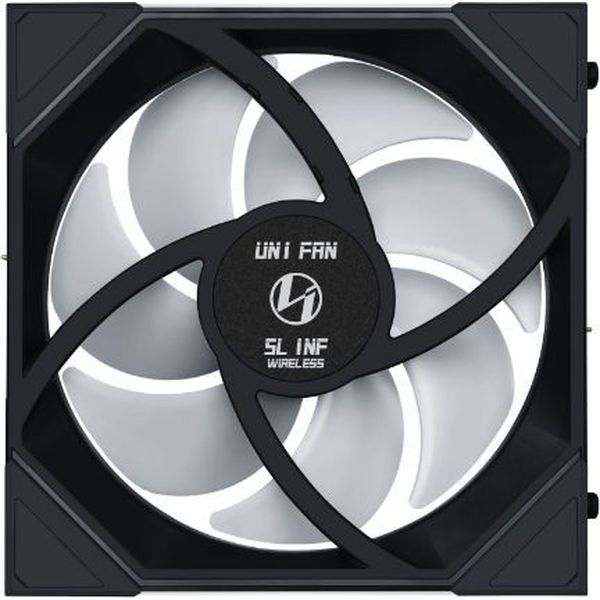 LIAN LI UNI FAN INFINITY SL - WIRELESS - 140 - BLACK - ARGB PWM FAN (1PCS) NO CONTROLLER