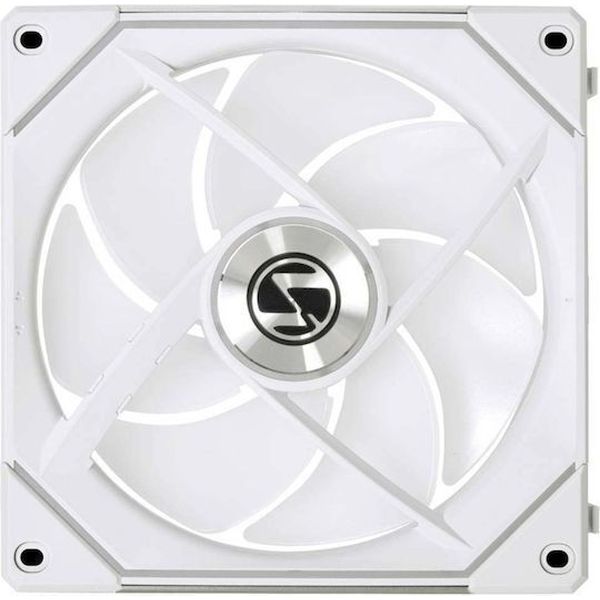 LIAN LI UNI FAN INFINITY SL - WIRELESS - 140 - REVERSE - WHITE - ARGB PWM FAN (1PCS) NO CONTROLLER