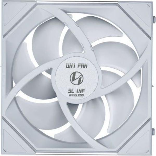 LIAN LI UNI FAN INFINITY SL - WIRELESS - 140 - REVERSE - WHITE - ARGB PWM FAN (1PCS) NO CONTROLLER