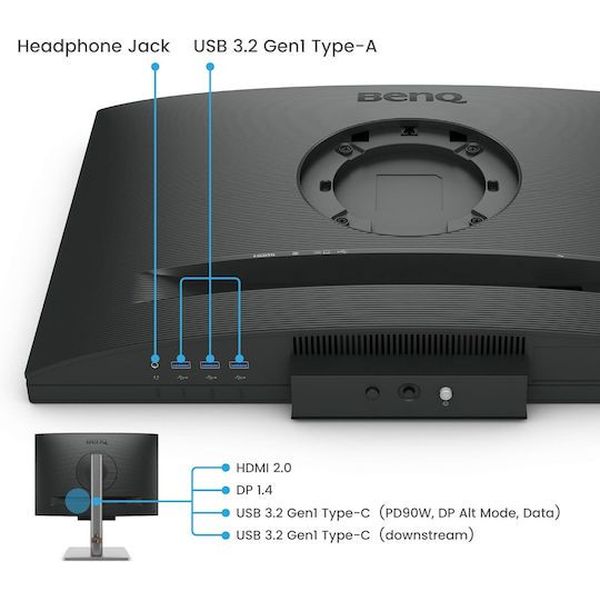 ΟΘΟΝΗ BENQ RD240Q IPS 24.1'' QUAD HD SPEAKERS BLACK