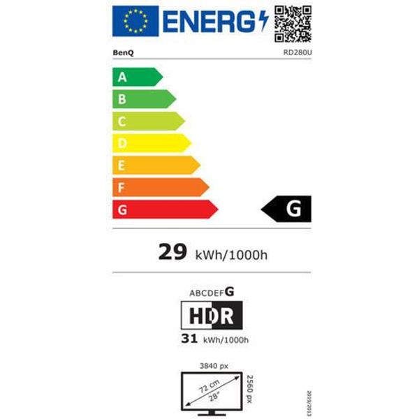 ΟΘΟΝΗ BENQ RD280UA IPS 28.2'' 4K ULTRA HD SPEAKERS BLACK