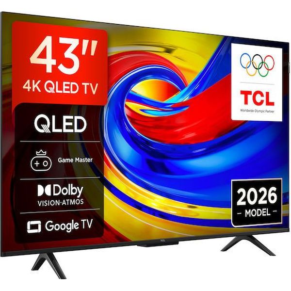TV TCL 43P7L 43'' QLED 4K UHD SMART GOOGLE TV