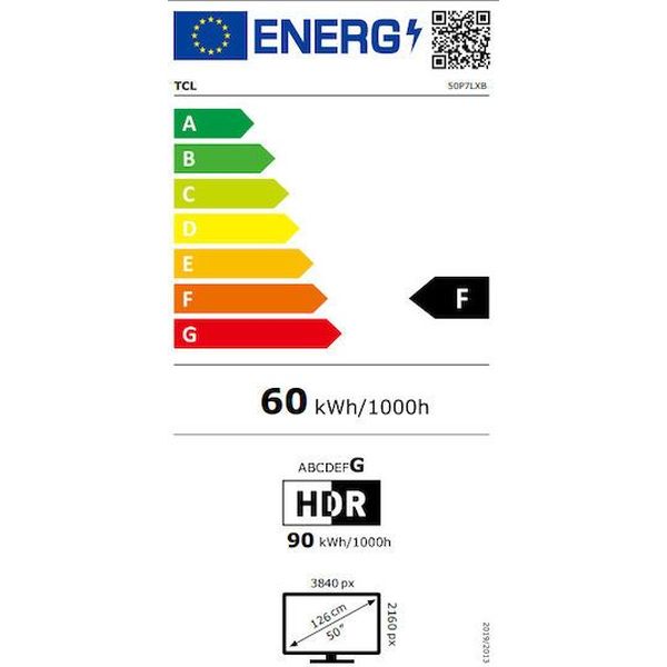 TV TCL 50P7L 50'' QLED 4K UHD SMART GOOGLE TV