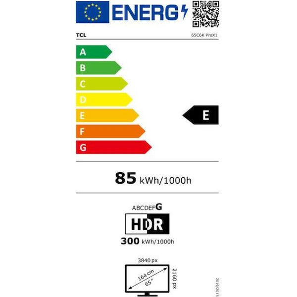 TV TCL 65C6K PRO 65'' 4K QD MINI LED 144HZ GOOGLE TV