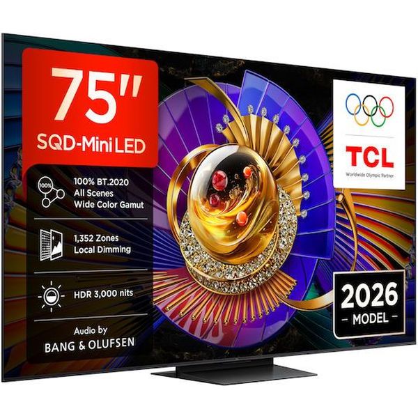 TV TCL 75C7L 75'' SQD-MINI LED 4K 144HZ GOOGLE TV