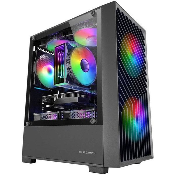 CASE TACENS MARS MC-VORTEX WINDOW FRGB MINI TOWER BLACK