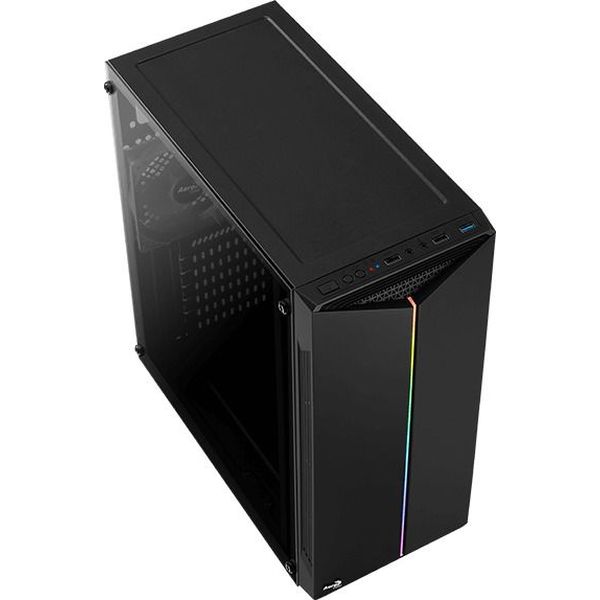 CASE AEROCOOL SPLIT WINDOW MIDI TOWER BLACK