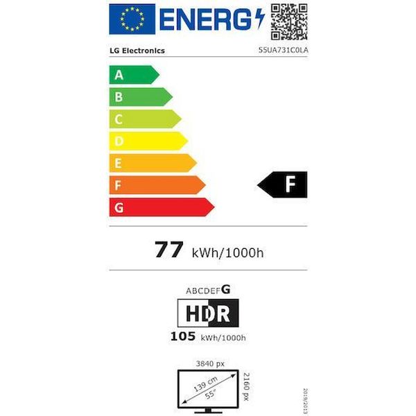 TV LG 55UA731C 55'' LED 4K HDR ULTRA HD SMART WIFI