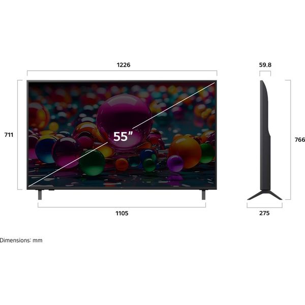 TV LG 55UA75006LA 55'' 4K UHD AI SMART WIFI