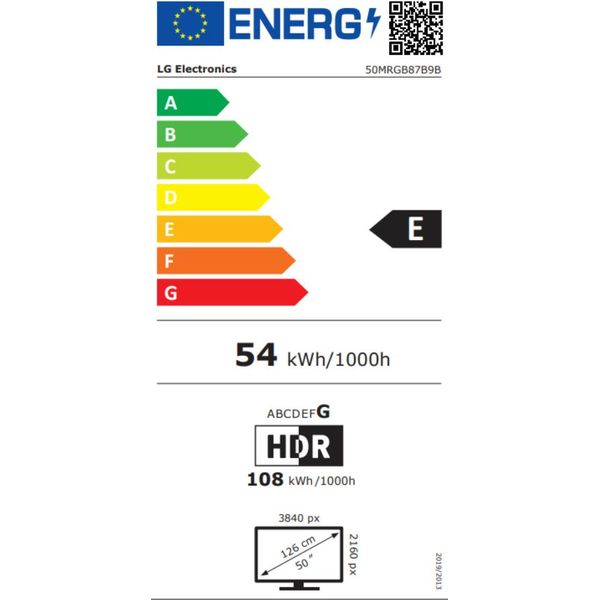 TV LG 50MRGB87B9B 50'' ULTRA HD 4K RGB MINI LED SMART 2026