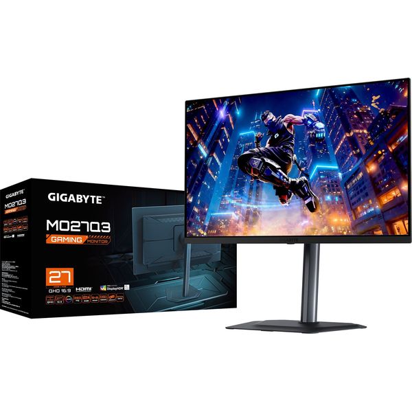 ΟΘΟΝΗ GIGABYTE MO27Q3 - 27' QD-OLED QHD(2560X1440) 360HZ 0.03MS G-SYNC FREESYNC PREMIUM PRO
