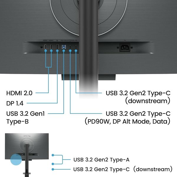 ΟΘΟΝΗ BENQ 9H.LMTLA.TBE PROGRAMMING RD320UA 31.5' ERGO STAND