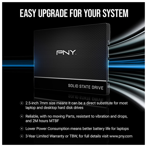 SSD PNY SSD7CS900-2TB-RB CS900 2TB 2.5'' SATA 3