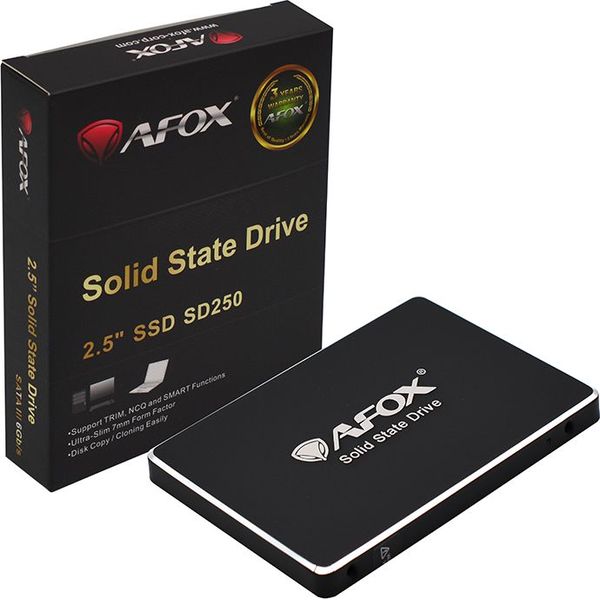 SSD AFOX SD250 240GB TLC 3D NAND 2.5'' SATA3 SD250-240GN