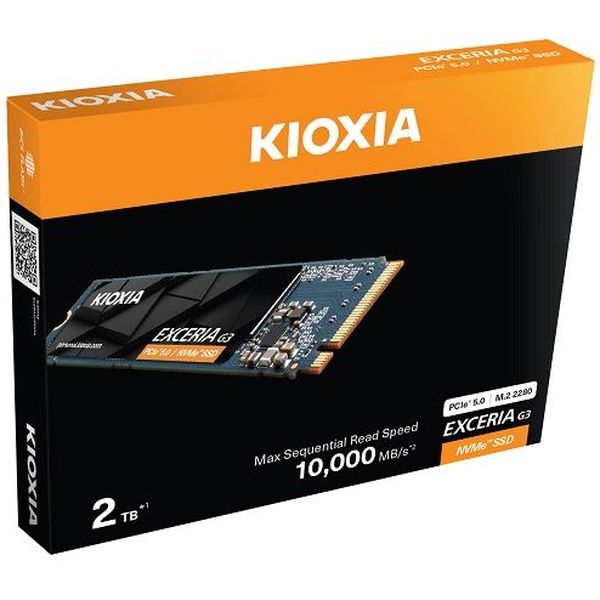 SSD KIOXIA LVC10Z002TG8 EXCERIA G3 2TB NVME PCIE GEN5 X4 M.2 2280