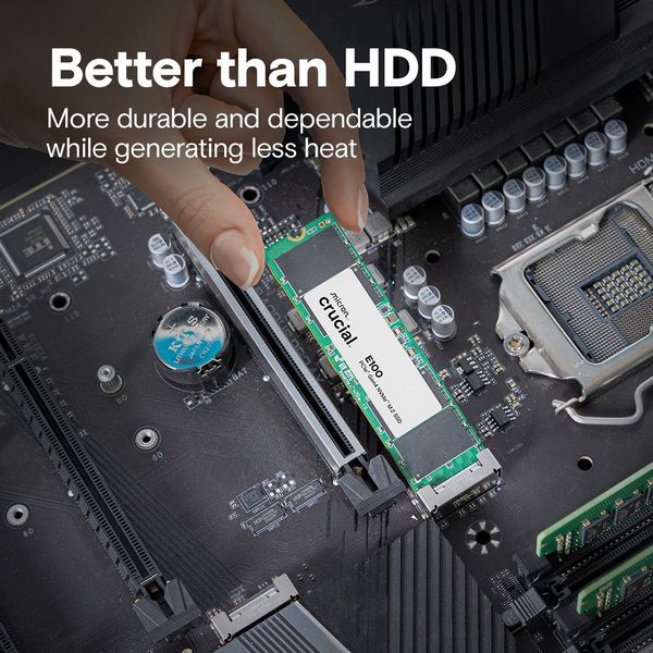 SSD CRUCIAL E100 2TB PCIE GEN4 X4 NVME M.2 2280 CT2000E100SSD8
