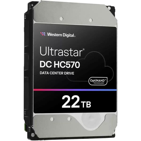 HDD WESTERN DIGITAL ULTRASTAR DC HC570 22TB 7200RPM 512CACHE DATA CENTER 3.5'' SAS 12GB/S 0F48052
