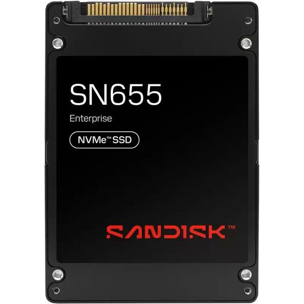 SSD SANDISK SN655 7.68TB NVME PCIE GEN4 X4 U.3 DATA CENTER ENTERPRISE 0TS2462