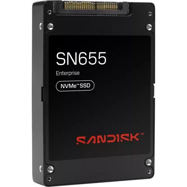 SSD SANDISK SN655 7.68TB NVME PCIE GEN4 X4 U.3 DATA CENTER ENTERPRISE 0TS2462