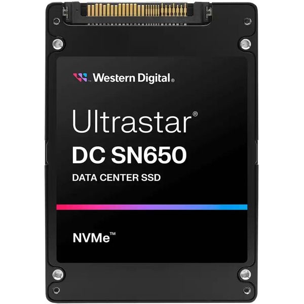 SSD SANDISK ULTRASTAR DC SN650 7.68TB NVME PCIE GEN4 X4 U.3/U.2 DATA CENTER ENTERPRISE 0TS2374
